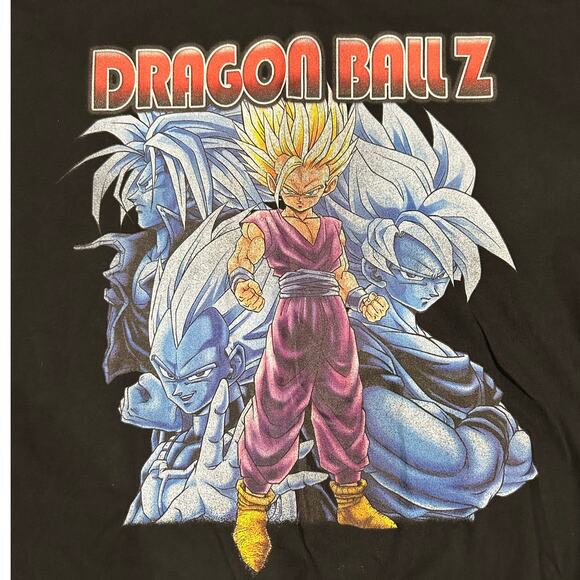 Dragon Ball Z Other - DRAGONBALLZ New Anime Black SS Graphic Tee Size XL
